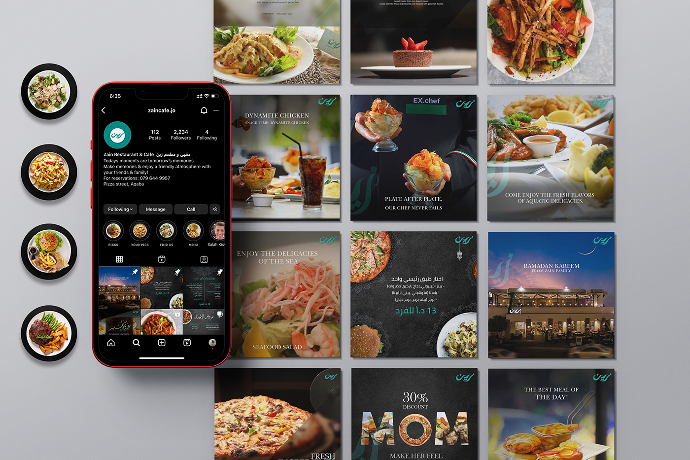 Zain restaurant and cafe profile
